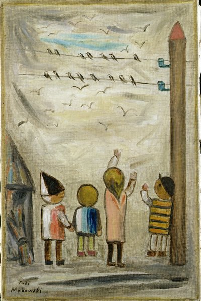 Golondrinas, 1931 de Tadeusz Makowski